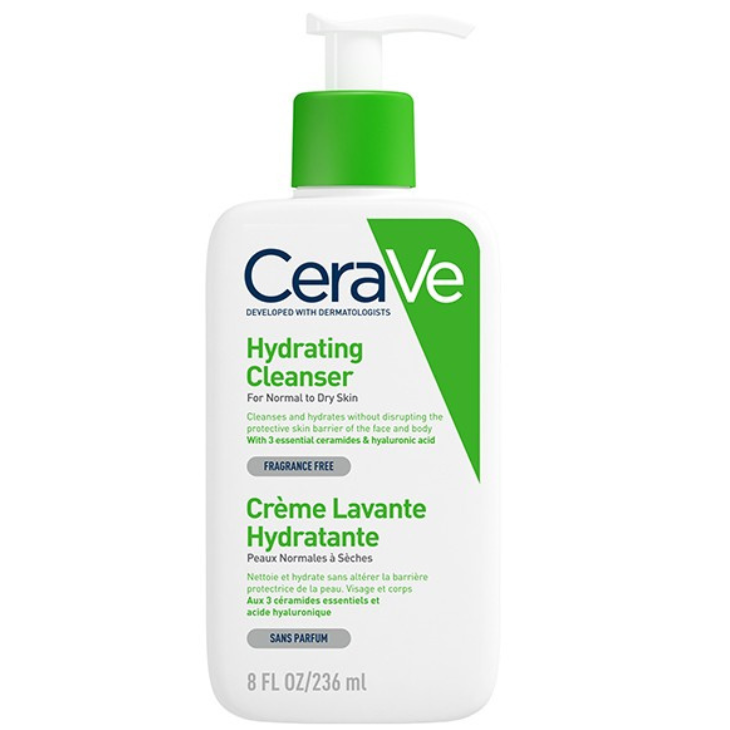 CERAVE CREME LAVANTE PEAUX NORMAL/SECHES 236ML