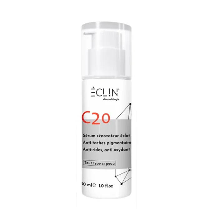 ECLIN 20 SERUM RENOVATEUR ECLAT VITAMINE C TOUT TYPE DE PEAUX 30ML