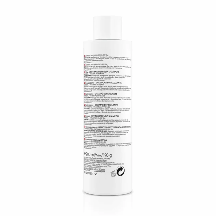 VICHY DERCOS SHAMPOING ENERGISANT ANTI CHUTE 200ML PACK