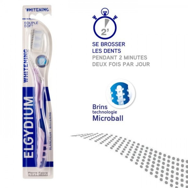 ELGYDIUM BROSSE A DENTS MICROBAL BLANCHEUR SOUPLE