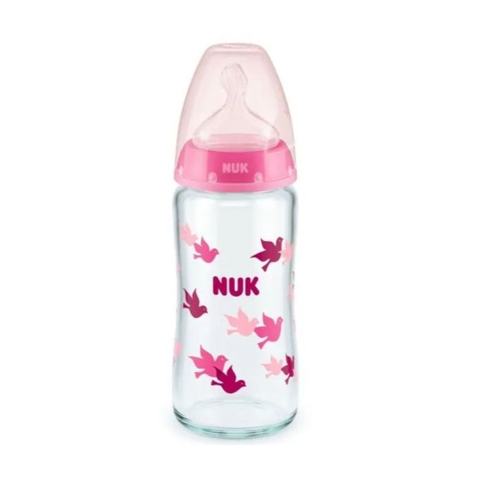 NUK BIBERON PL 240ML ROSE 0-6 MOIS R 10741411
