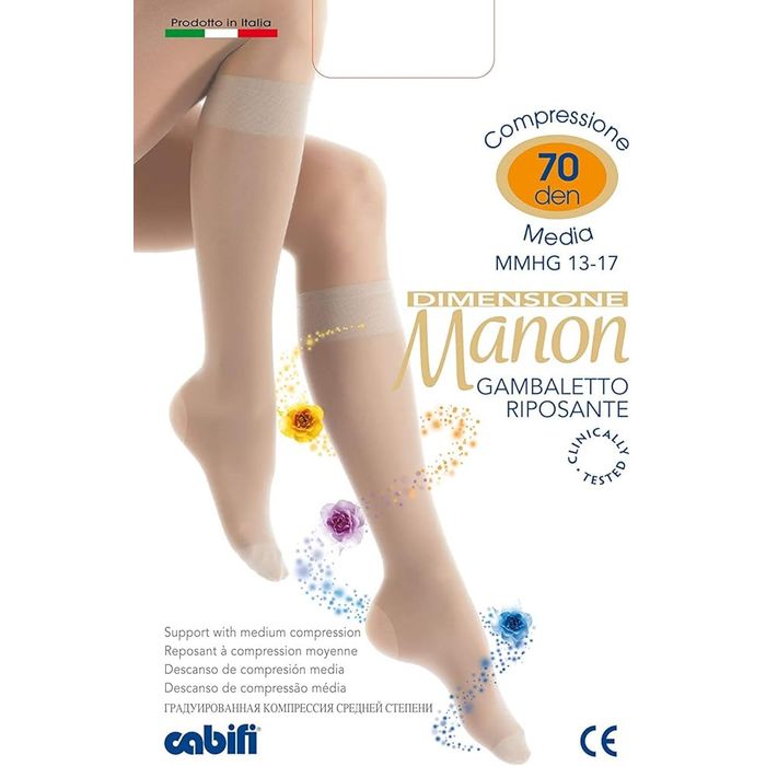 MI-BAS MANON ORO GAMBALETTO 70 NOIR T1/2