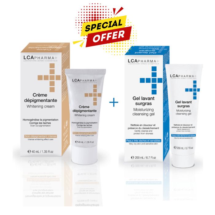 LCA CREME DEPIGMENTANTE 40ML+LCA GEL LAVANT 200ML