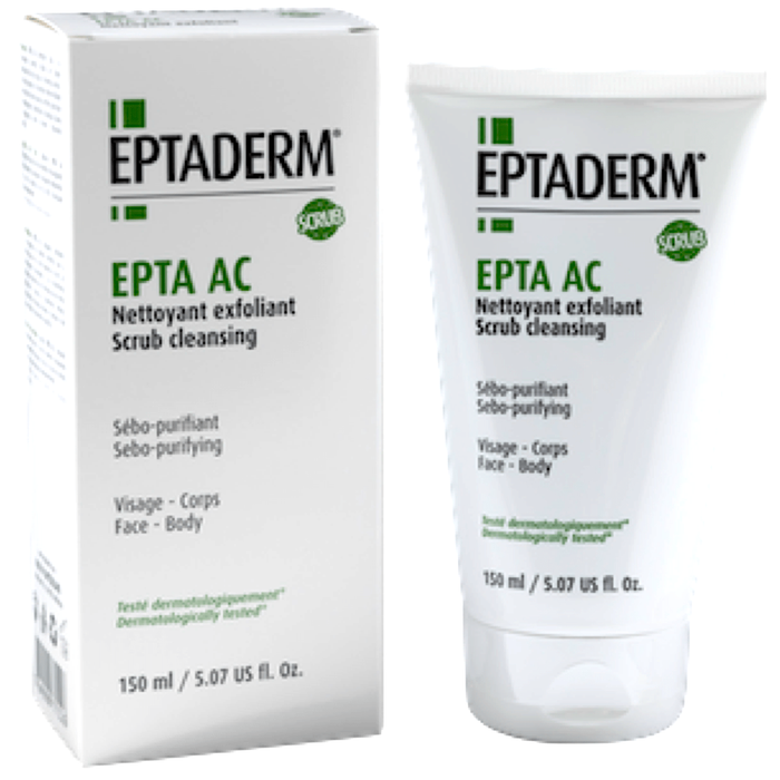 eptaderm AC NETTOYANT EXFOLIANT VISAGE ET CORPS 150ML