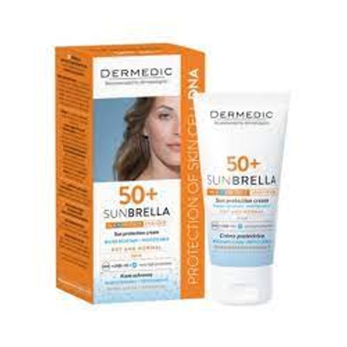 DERMEDIC SUNBRELLA ECRAN SPF50 PEAUX SECHE ET NORMALE 50ML C:007