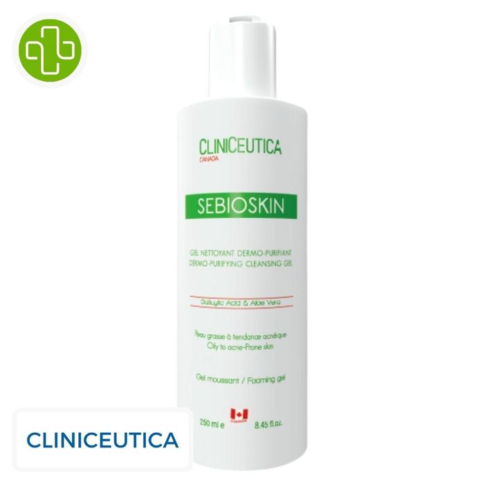 SEBIOSKIN GEL NETTOYANT PG CLINICEUTICA 250ML