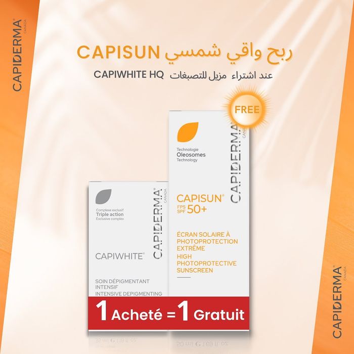 CAPIDERMA SOIN DEPIGMENTANT HQ +CAPISUN TEINTE  PACK