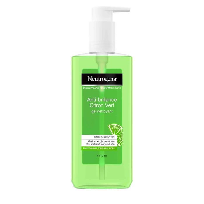 NEUTROGENA GEL NETTOYANT ANTI BRILLANCE CITRON VERT 200 ML