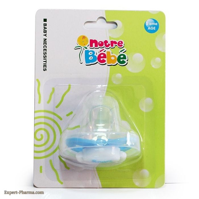 NOTRE BEBE SUCETTE 2AGE SILIC ANATOMIQUE SIMPLE RONDE