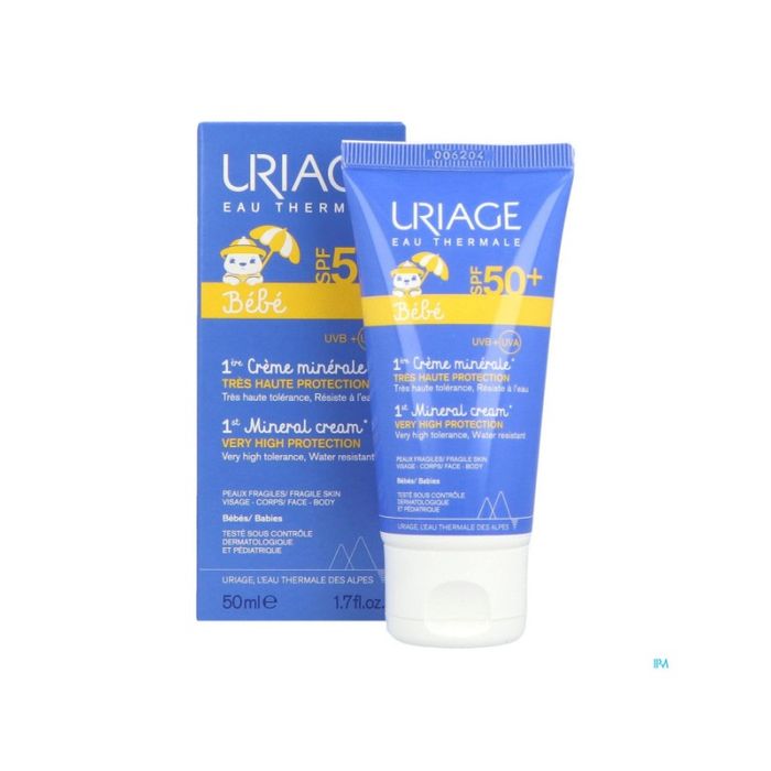 Uriage Bébé 1ERE CREME MINERALE SPF50+ 50ML