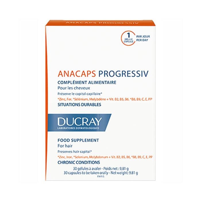 DUCRAY ANACAPS PROGRESSIVE X30 GELLULES
