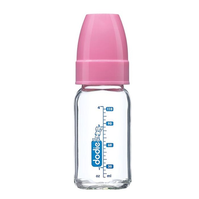 DODIE BIBERON VERRE 120ML ROSE