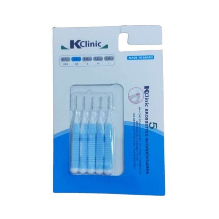 KIN BROSSETTES INTERDENTAIRE 0.8 MM BLEU 5 UNITES