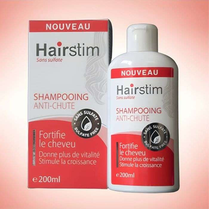 HAIRSTIM SHAMPOING ANTI CHUTE SANS SULFATE 200ML ROUGE