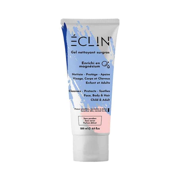 ECLIN GEL NETTOYANT SURGRAS VISAGE, CORPS ET CHEVEUX PEAUX SECHE 200ML