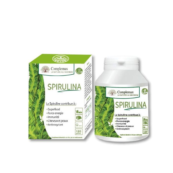 SPIRULINE COMPLEMAX 120 GELULES