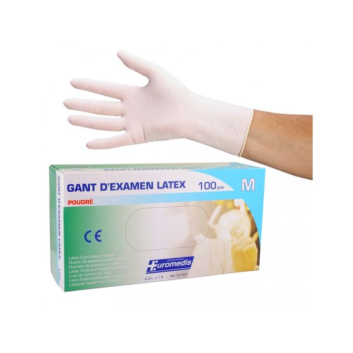GANT D'EXAMEN LATEX X 100 LARGE