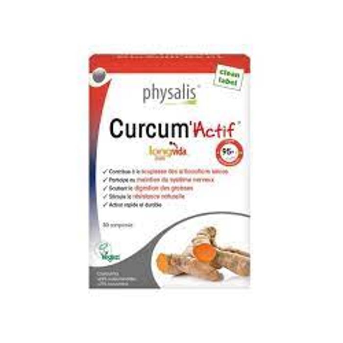 CURCUMA ACTIF 30 CP PHYSALIS