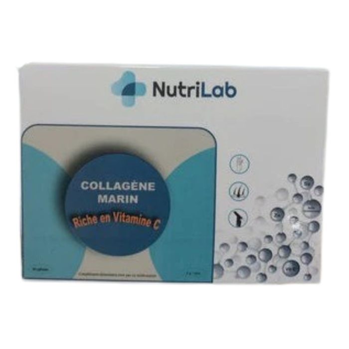COLLAGENE MARIN +VIT C 90GELULES NUTRILAB