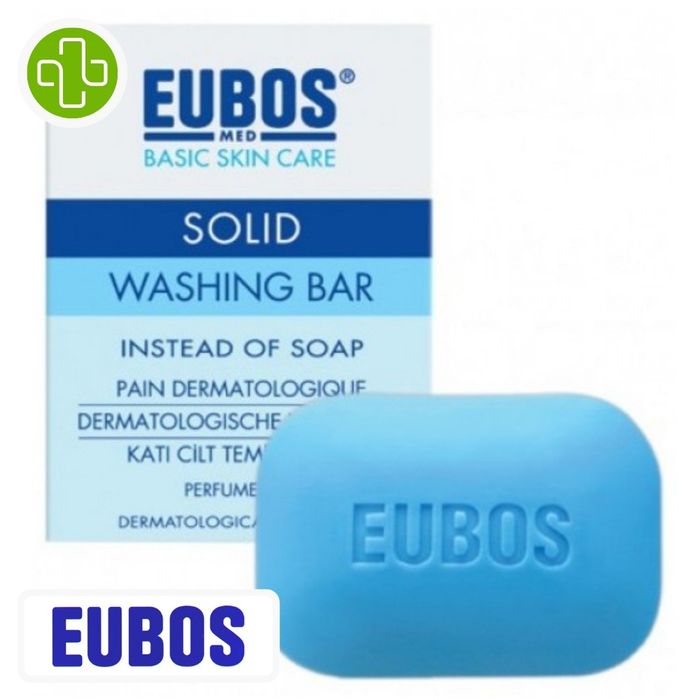 EUBOS PAIN DERMATOLOQIQUE 125G BLEU