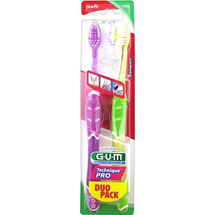 GUM BROSSE A DENTS R:1528 TECHNIQUE PRO DUO MED