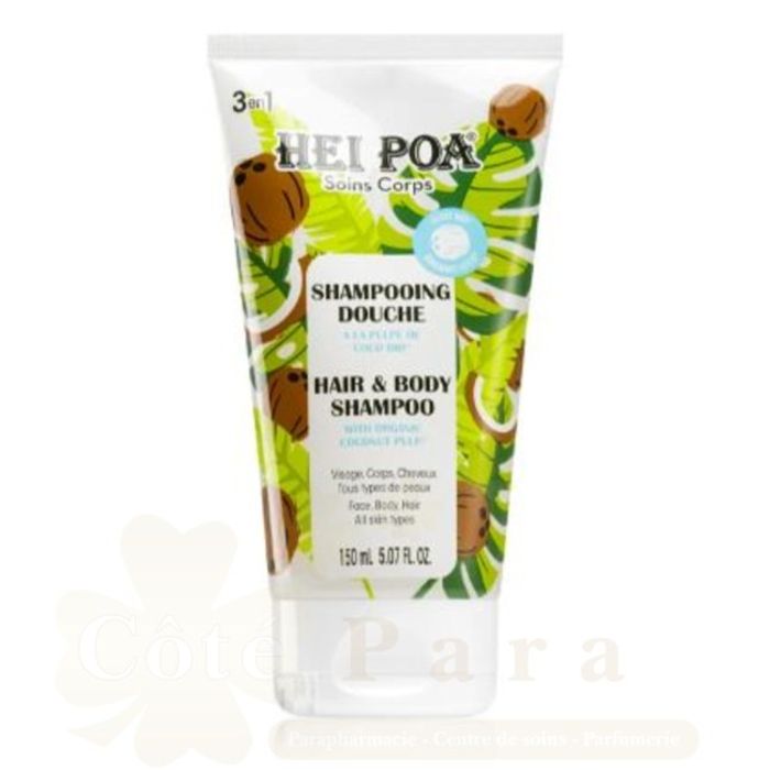 HEI POA SHAMPOING DOUCHE A LA PULPE DE COCO BIO 150ML
