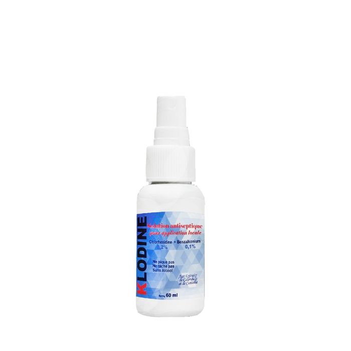 KLODINE SOLUTION ANTI SEPTIQUE SPRAY 60ML
