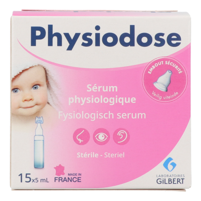 PHYSIODOSE SERUM SOLUTION NASALE 5 X15