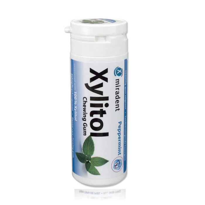MIRADENT XYLITOL 3D CHEWING-GUM MENTHE POIVRE 30P