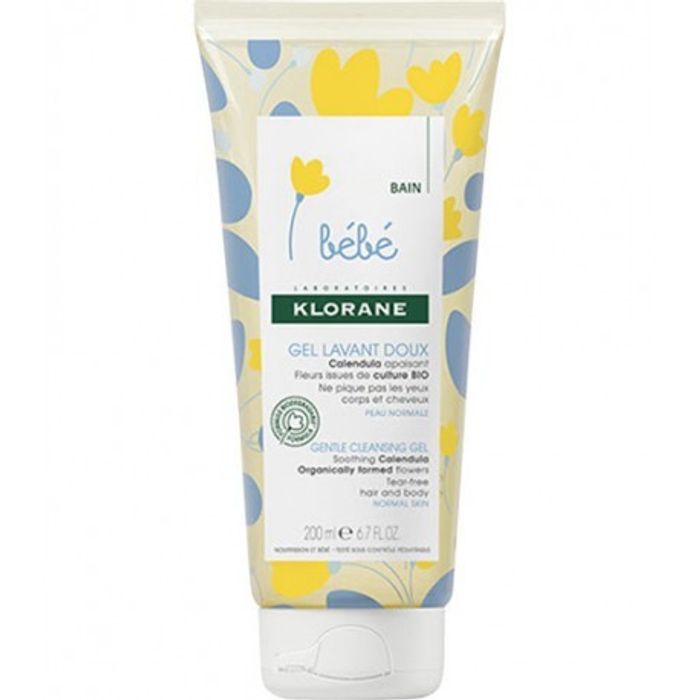 KLORANE BEBE GEL MOUS CHEV/COR 200ML