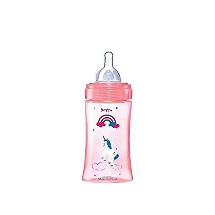 DODIE BIBERON INI 270ML MAUVE DECORE