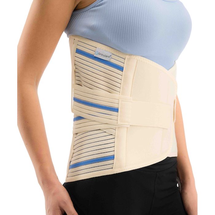 Ortholand LOMBOSTAT + BALIENES ACIER 32CM TAILLE 3XL ML-0201