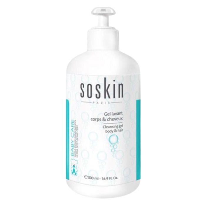 SOSKIN BABY GEL LAVANT CORPS/CHEVEUX 500ML