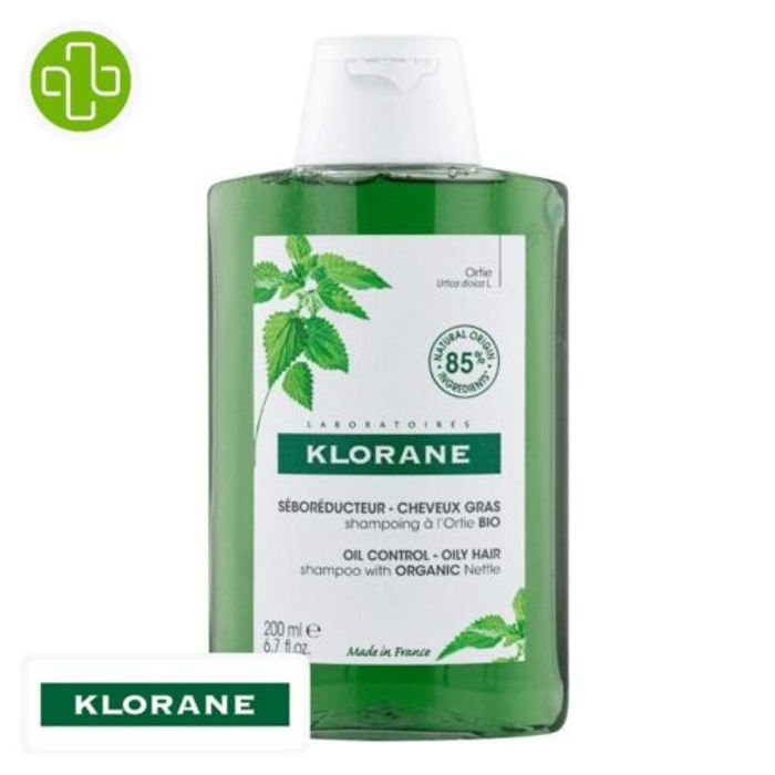 KLORANE SHAMPOING ORTIE SEBORG.CHEVEUX GRAS 200ML