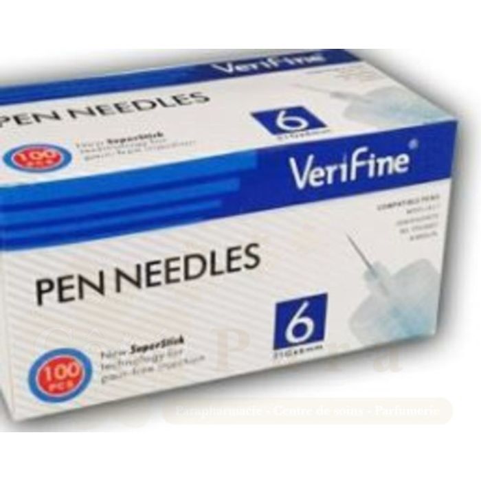 AIGUILLE VERIFINE 6MM 31G X 100 PCS
