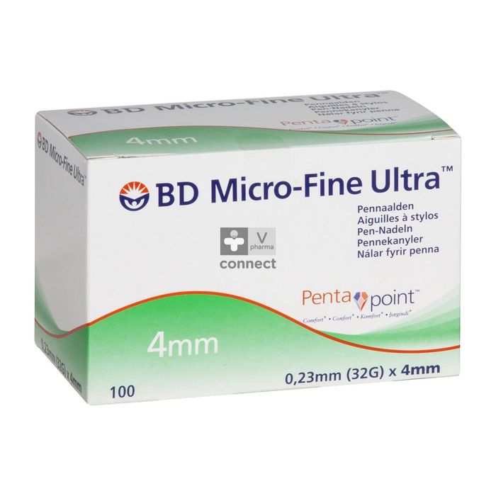 BD MICROFINE + AIGUILLES PAQUET X 100 N°04