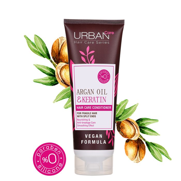 URBAN ARGAN& KERATINE APRES SHAMPOING NOURRISSANT 250ML 0668