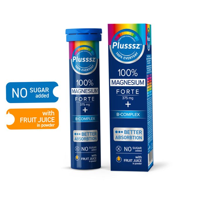 PLUSSSZ MAGNEZ FORTE MAGNESIUM+VITB6 20COMP
