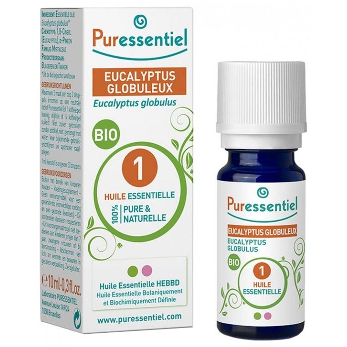 PURESSENTIEL HUILE EUCALYPTUS GLOBULEUX BIO 10ML