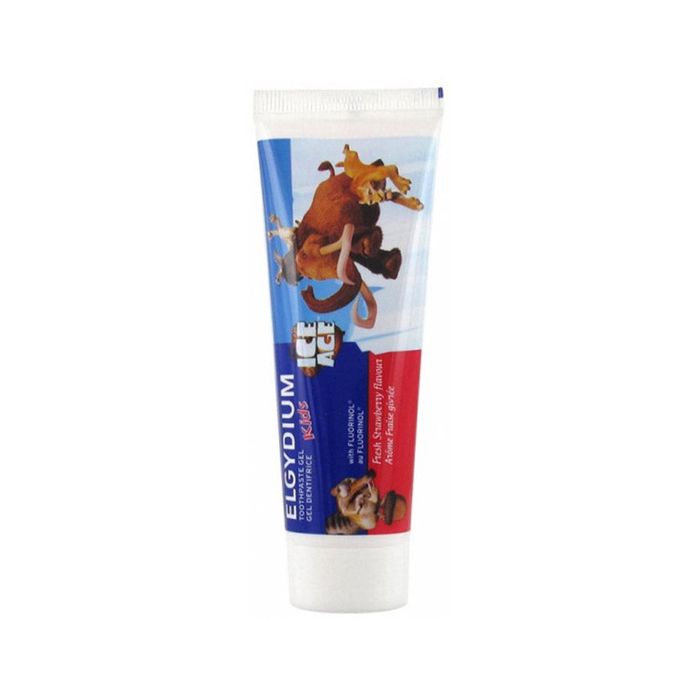 ELGYDIUM DENTIFRICE KIDS FRAISE GIVREE ICE 50ML