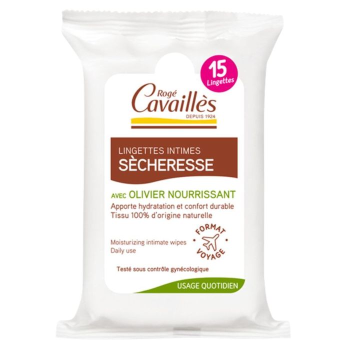 roge cavailles LINGETTES INTIME SPECIAL SECHERESSE 15UN