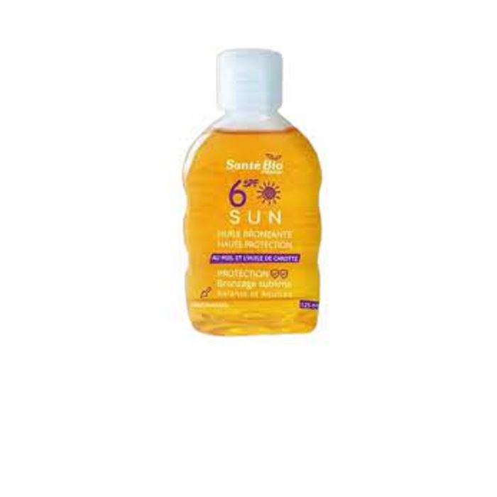 SANTE BIO HUILEUILE BRONZAGE SPF6 125ML