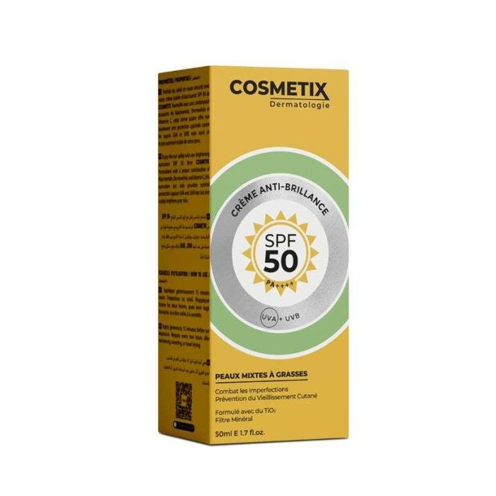 COSMETIX ECRAN CREME ANTI BRILLANCE SPF50+ 50ML