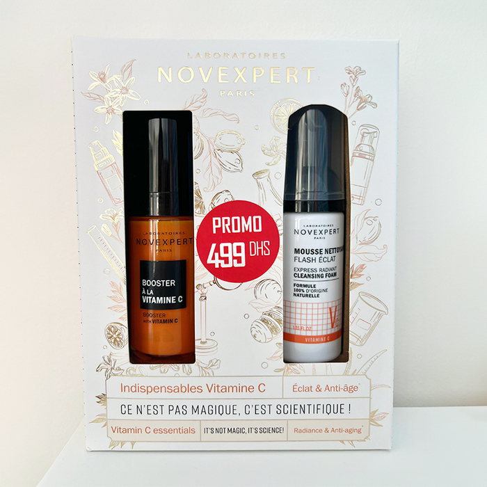 NOVEXPERT BOSSTER VITAMINE C30ML+MINI MOUSSE 40ML PROMO