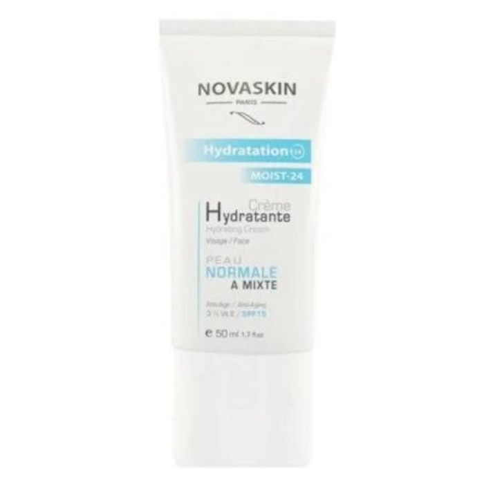 NOVASKIN CREME HYDRATANTE PEAUX NORMAL ET MIXTE ANTI AGE 50ML