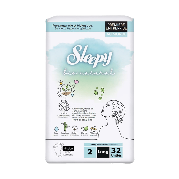 SLEEPY BIO NATUREL PROTEGE SLIP LONG 32PCS 8739