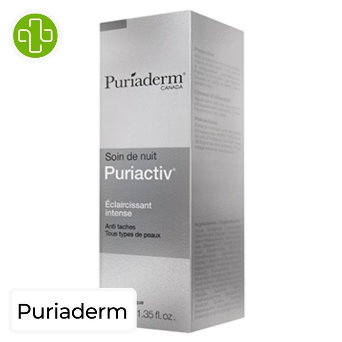 PURIADERM PURIACTIV SOIN DE NUIT ECLAIRCISSANT30ML