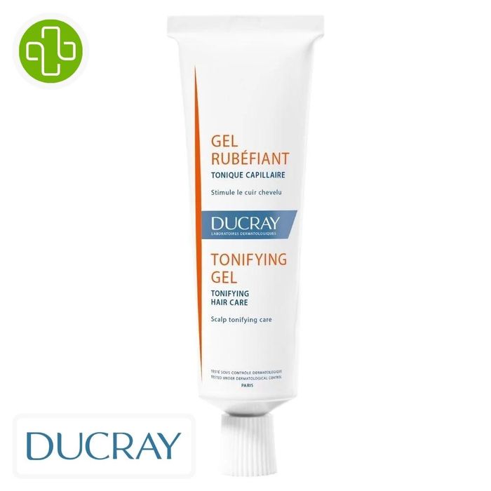 DUCRAY GEL RUBEF.GEL TONIQ CAPIL.30ML