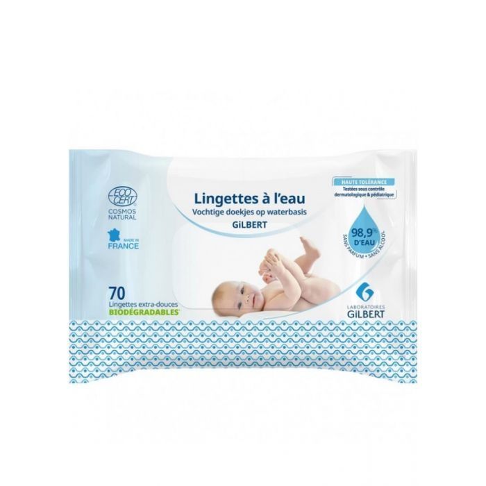 GILBERT LINGETTES X 70 A L'EAU BIODEGRADABLES C.0331