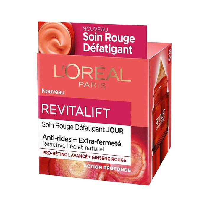 L OREAL REVITALIFT SOIN ROUGE DEFATIGANT JOUR50ML6432